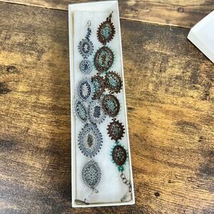 ALTIPLANO Brown Braided Cord Wrap Bracelet SET of 2